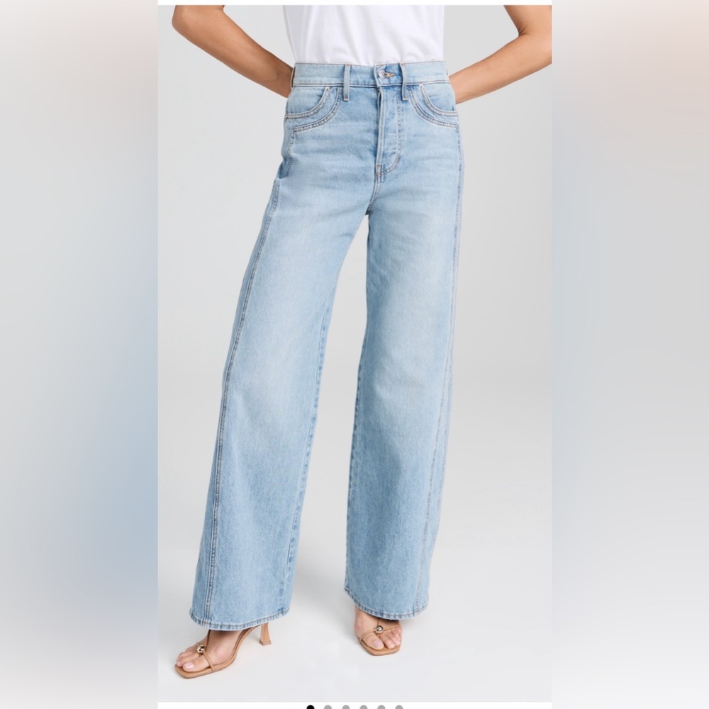 Veronica Beard Taylor relaxed wide leg high-rise